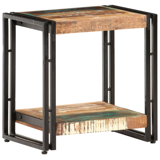 Side Table 40x30x40 cm Solid Reclaimed Wood - OLBRIT