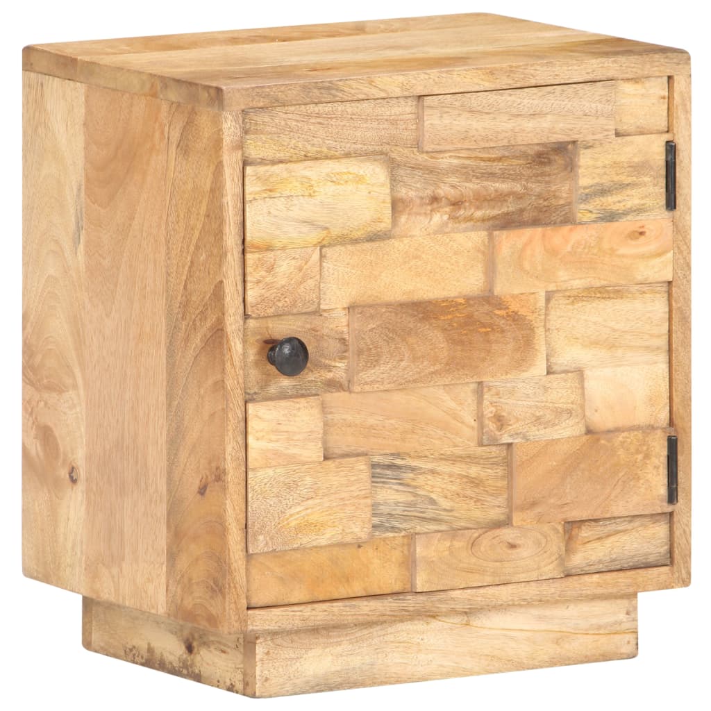 Bedside Cabinet 40x30x45 cm Solid Mango Wood - OLBRIT