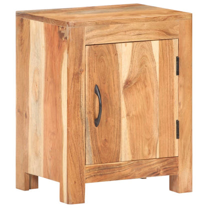 Bedside Cabinet 40x30x50 cm Solid Acacia Wood - OLBRIT