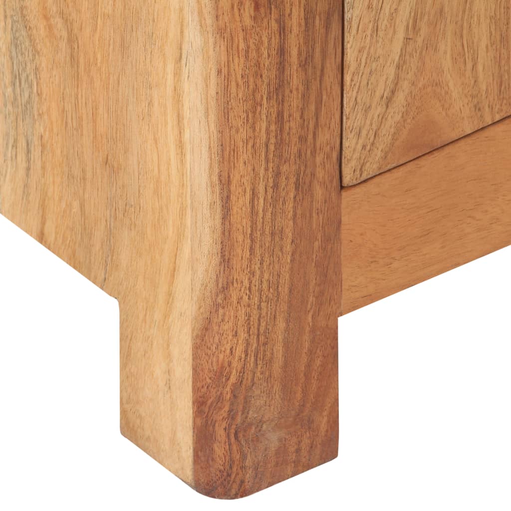 Bedside Cabinet 40x30x50 cm Solid Acacia Wood - OLBRIT