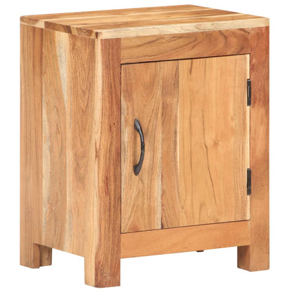 Bedside Cabinet 40x30x50 cm Solid Acacia Wood - OLBRIT