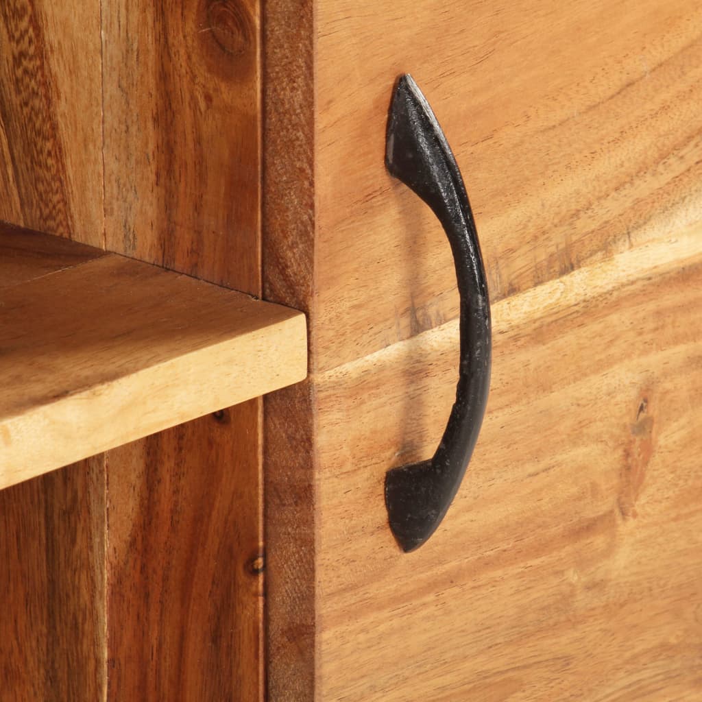 Sideboard 116x30x66 cm Solid Acacia Wood - OLBRIT