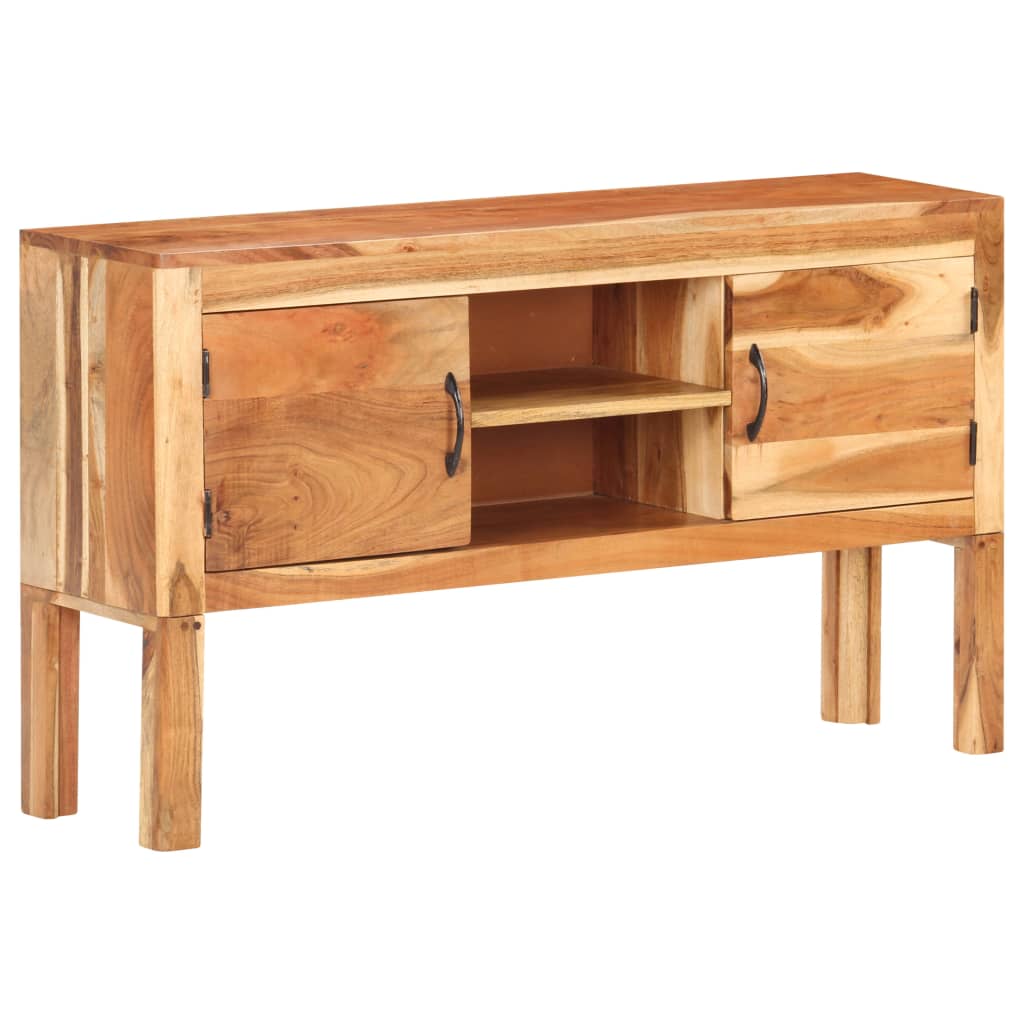 Sideboard 116x30x66 cm Solid Acacia Wood - OLBRIT