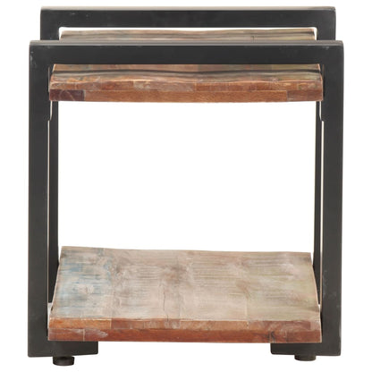 Bedside Cabinet 50x40x40 cm Solid Reclaimed Wood - OLBRIT