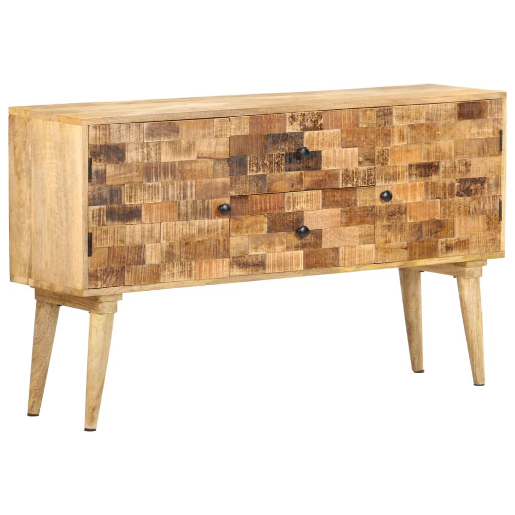 Sideboard 120x30x70 cm Solid Mango Wood - OLBRIT