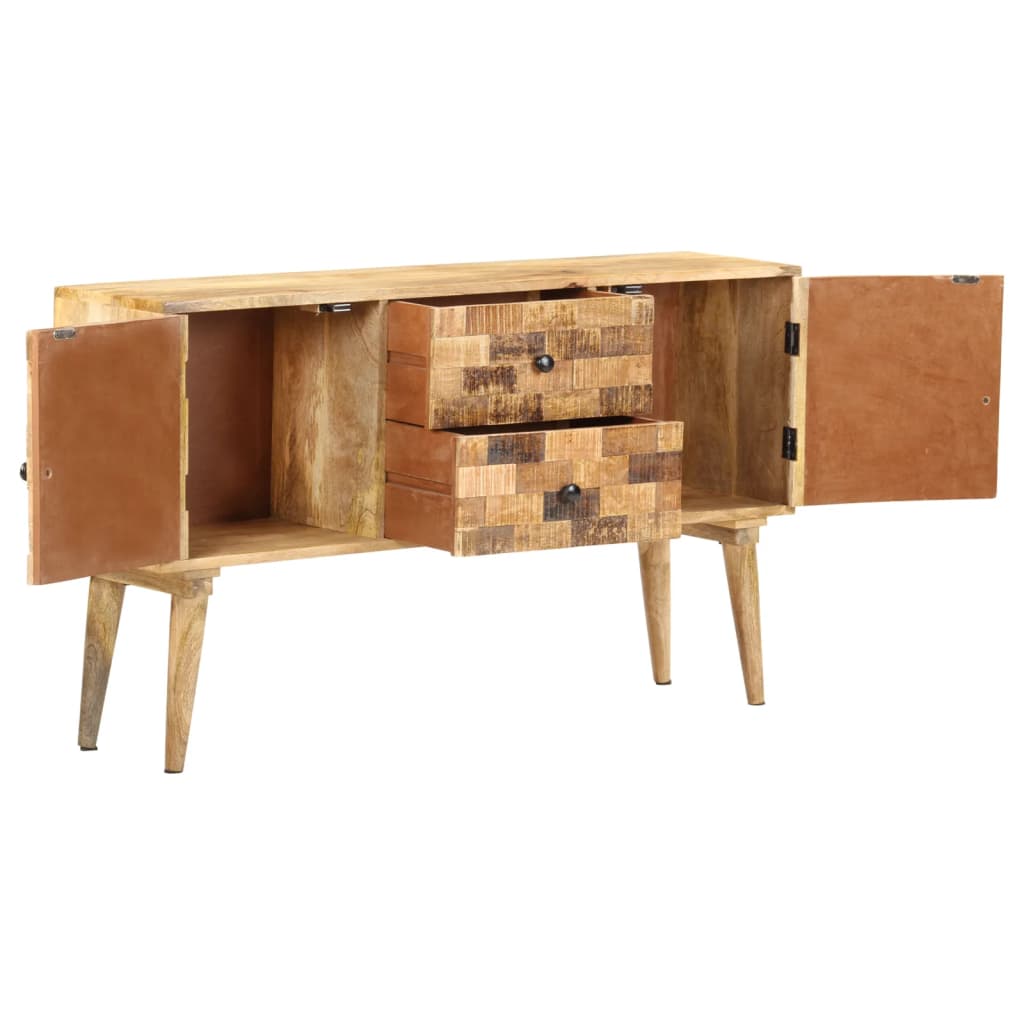 Sideboard 120x30x70 cm Solid Mango Wood - OLBRIT