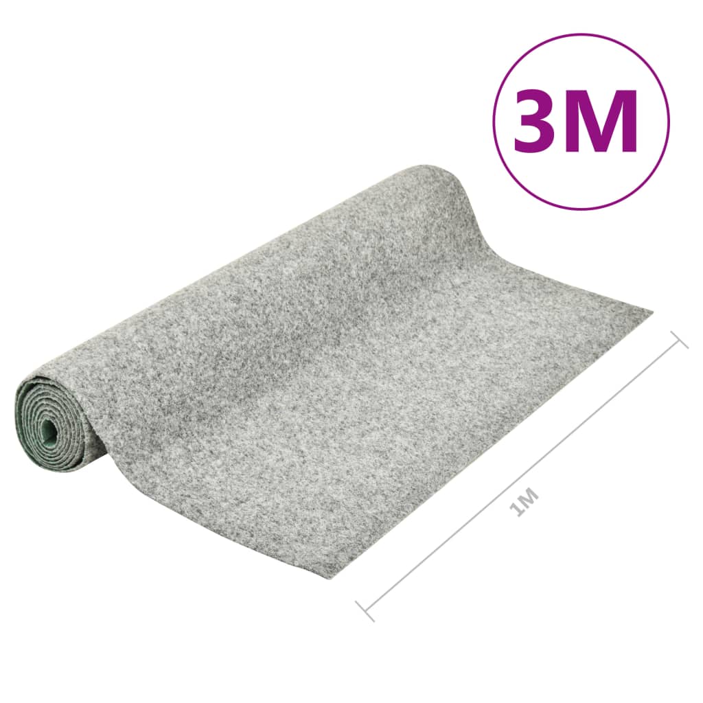 Artificial Grass with Studs 3x1 m Grey - OLBRIT