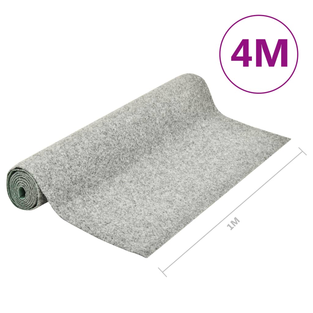 Artificial Grass with Studs 4x1 m Grey - OLBRIT