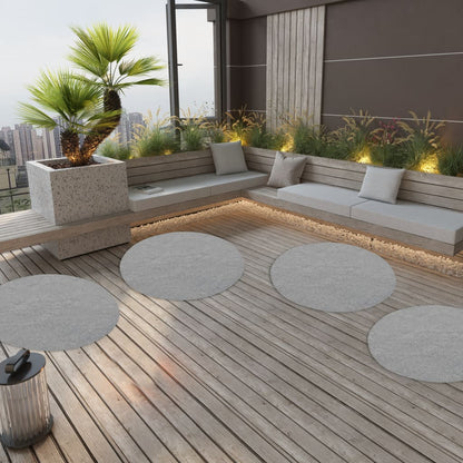 Artificial Grass with Studs Dia.130 cm Grey Round - OLBRIT