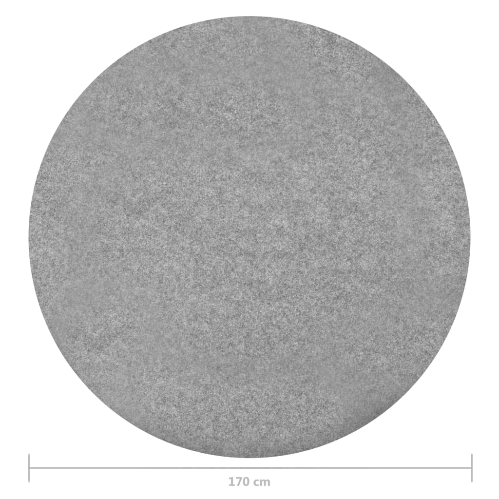 Artificial Grass with Studs Dia.170 cm Grey Round - OLBRIT