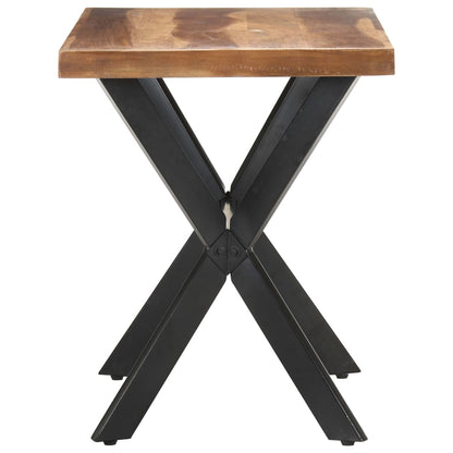 vidaXL Dining Table 120x60x75 cm Solid Wood with Honey Finish - OLBRIT