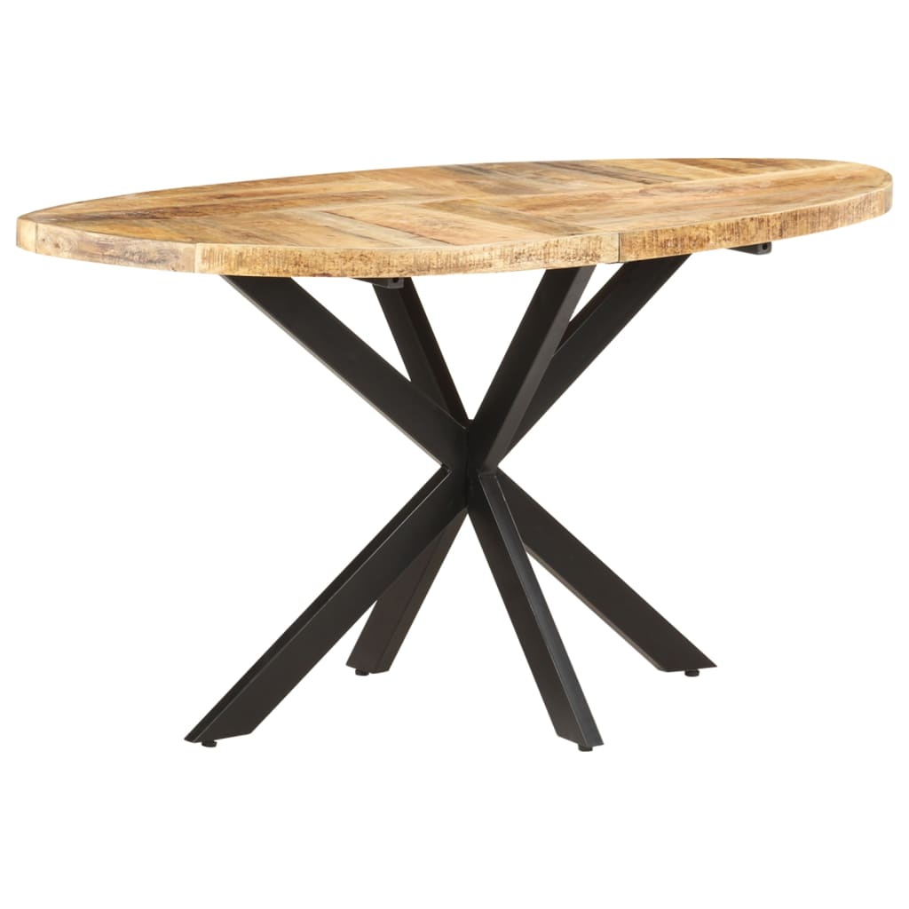 Dining Table 140x80x75 cm Solid Mango Wood - OLBRIT
