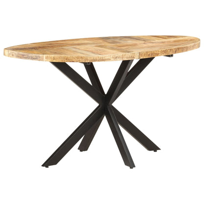 Dining Table 140x80x75 cm Solid Mango Wood - OLBRIT