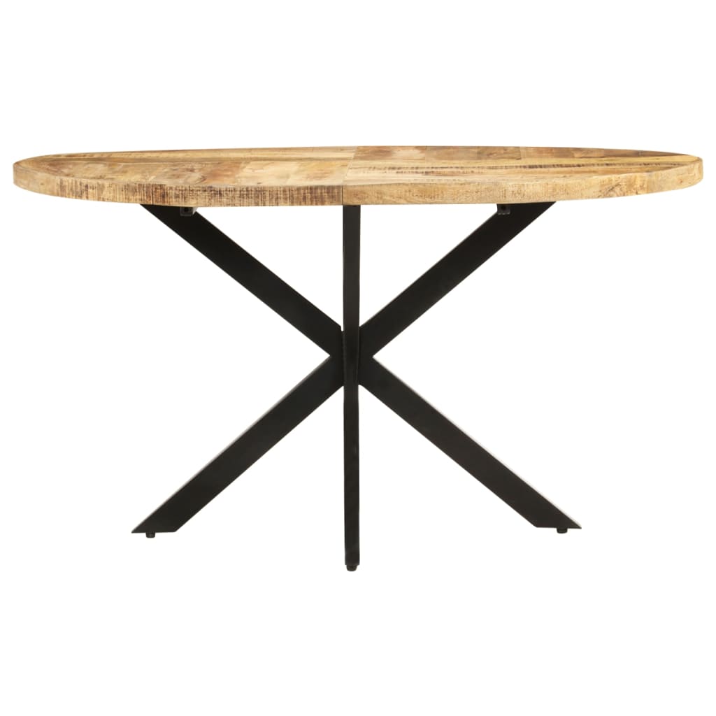 Dining Table 140x80x75 cm Solid Mango Wood - OLBRIT