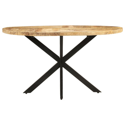 Dining Table 140x80x75 cm Solid Mango Wood - OLBRIT