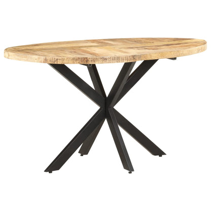 Dining Table 140x80x75 cm Solid Mango Wood - OLBRIT