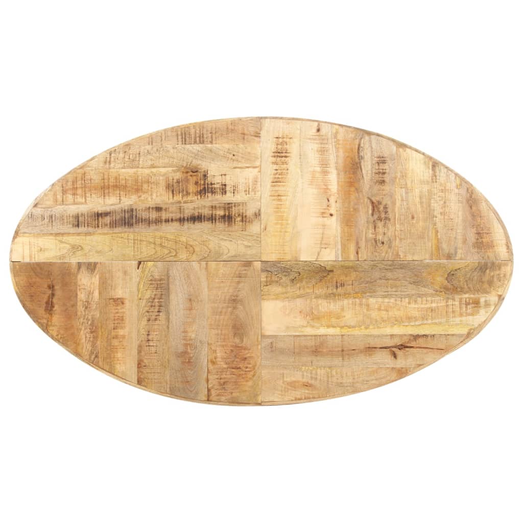 Dining Table 140x80x75 cm Solid Mango Wood - OLBRIT