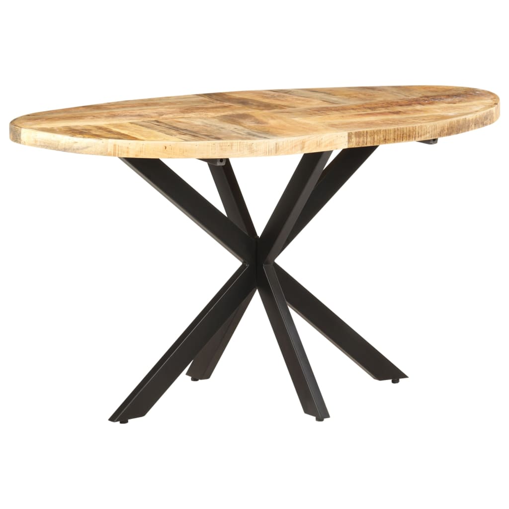 Dining Table 140x80x75 cm Solid Mango Wood - OLBRIT