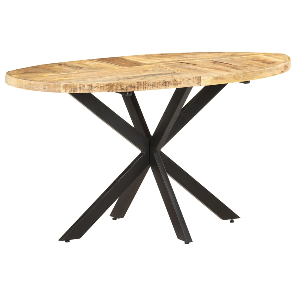Dining Table 140x80x75 cm Solid Mango Wood - OLBRIT
