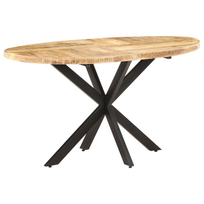 Dining Table 140x80x75 cm Solid Mango Wood - OLBRIT