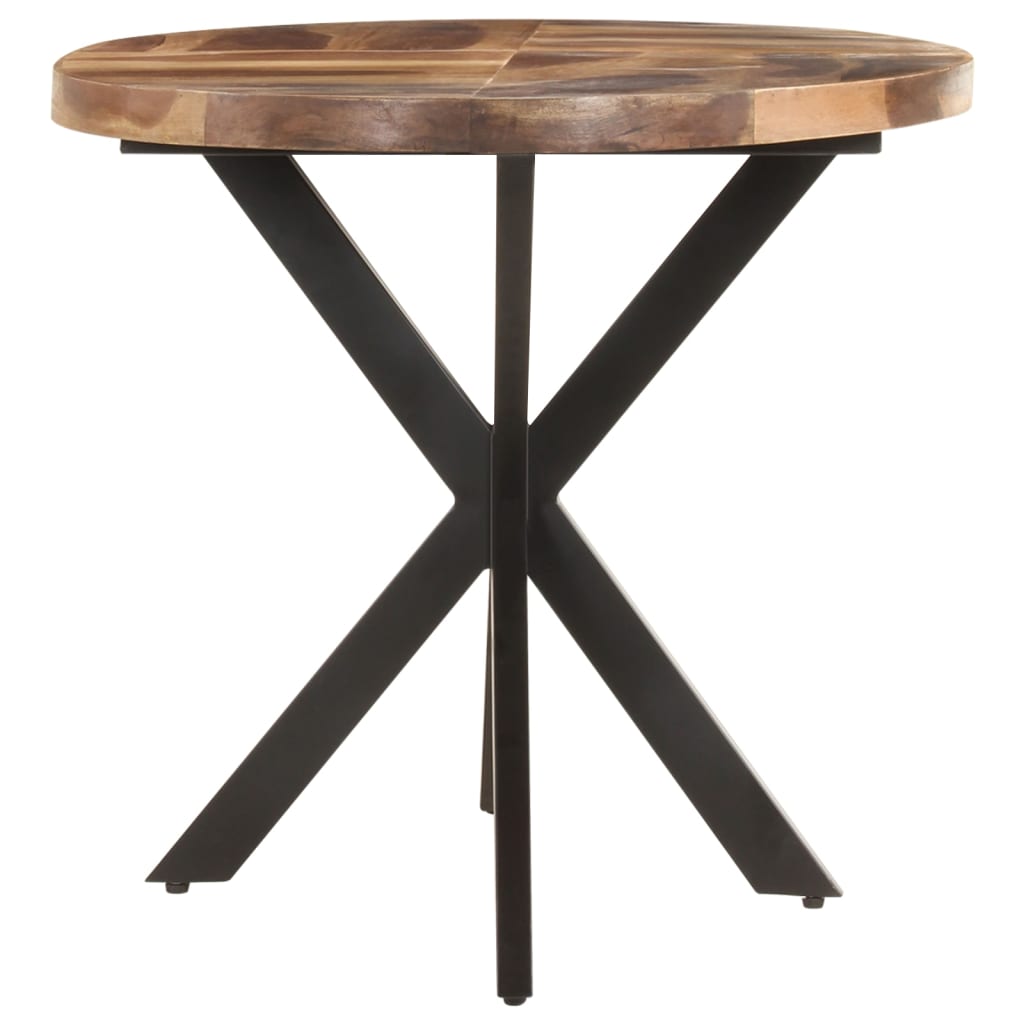 Dining Table 140x80x75cm Solid Acacia Wood with Sheesham Finish - OLBRIT