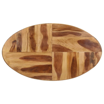 Dining Table 140x80x75cm Solid Acacia Wood with Sheesham Finish - OLBRIT