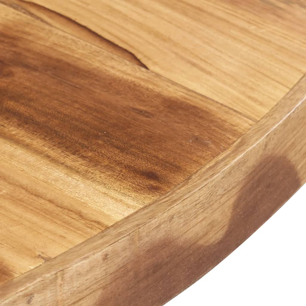 Dining Table 140x80x75cm Solid Acacia Wood with Sheesham Finish - OLBRIT