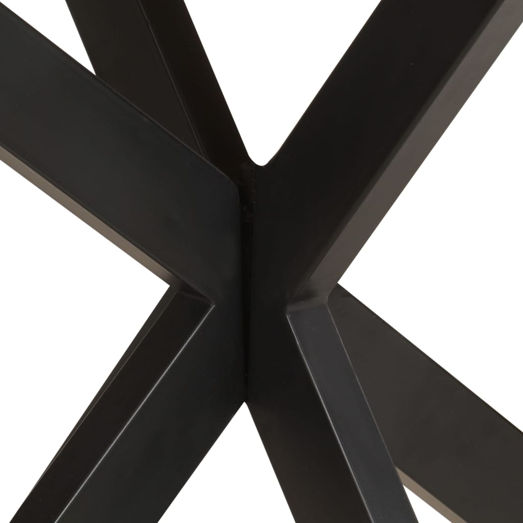 Dining Table 140x80x75cm Solid Acacia Wood with Sheesham Finish - OLBRIT