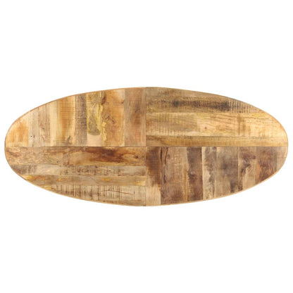 Dining Table 240x100x75 cm Rough Mango Wood - OLBRIT