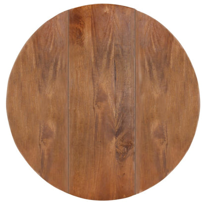 Dining Table Round 110x76 cm Solid Mango Wood - OLBRIT