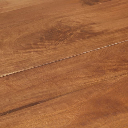 Dining Table Round 110x76 cm Solid Mango Wood - OLBRIT