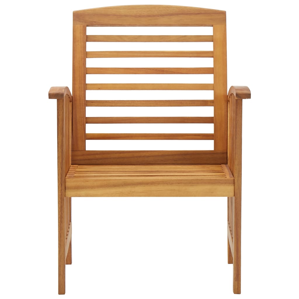 Garden Chairs 2 pcs Solid Acacia Wood - OLBRIT