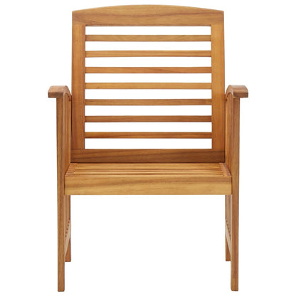 Garden Chairs 2 pcs Solid Acacia Wood - OLBRIT