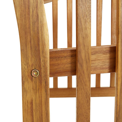 Garden Chairs 2 pcs Solid Acacia Wood - OLBRIT