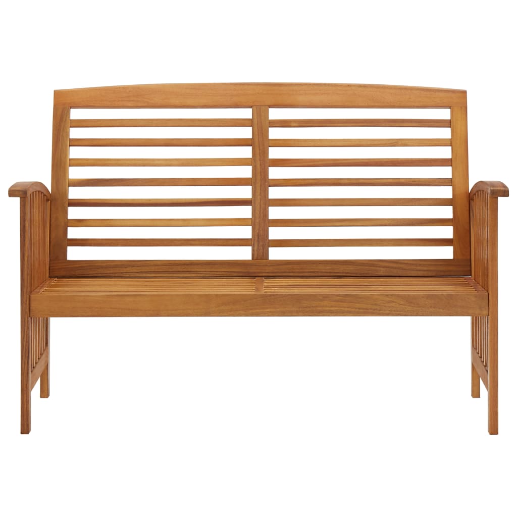 Garden Bench 119 cm Solid Acacia Wood - OLBRIT