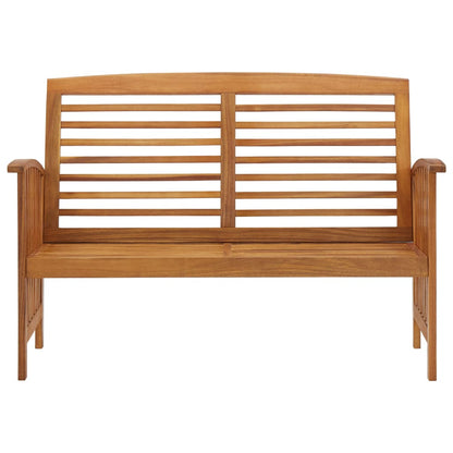 Garden Bench 119 cm Solid Acacia Wood - OLBRIT