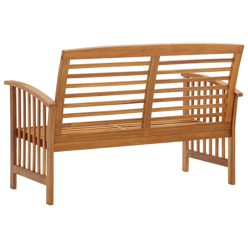 Garden Bench 119 cm Solid Acacia Wood - OLBRIT