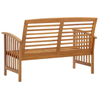 Garden Bench 119 cm Solid Acacia Wood - OLBRIT