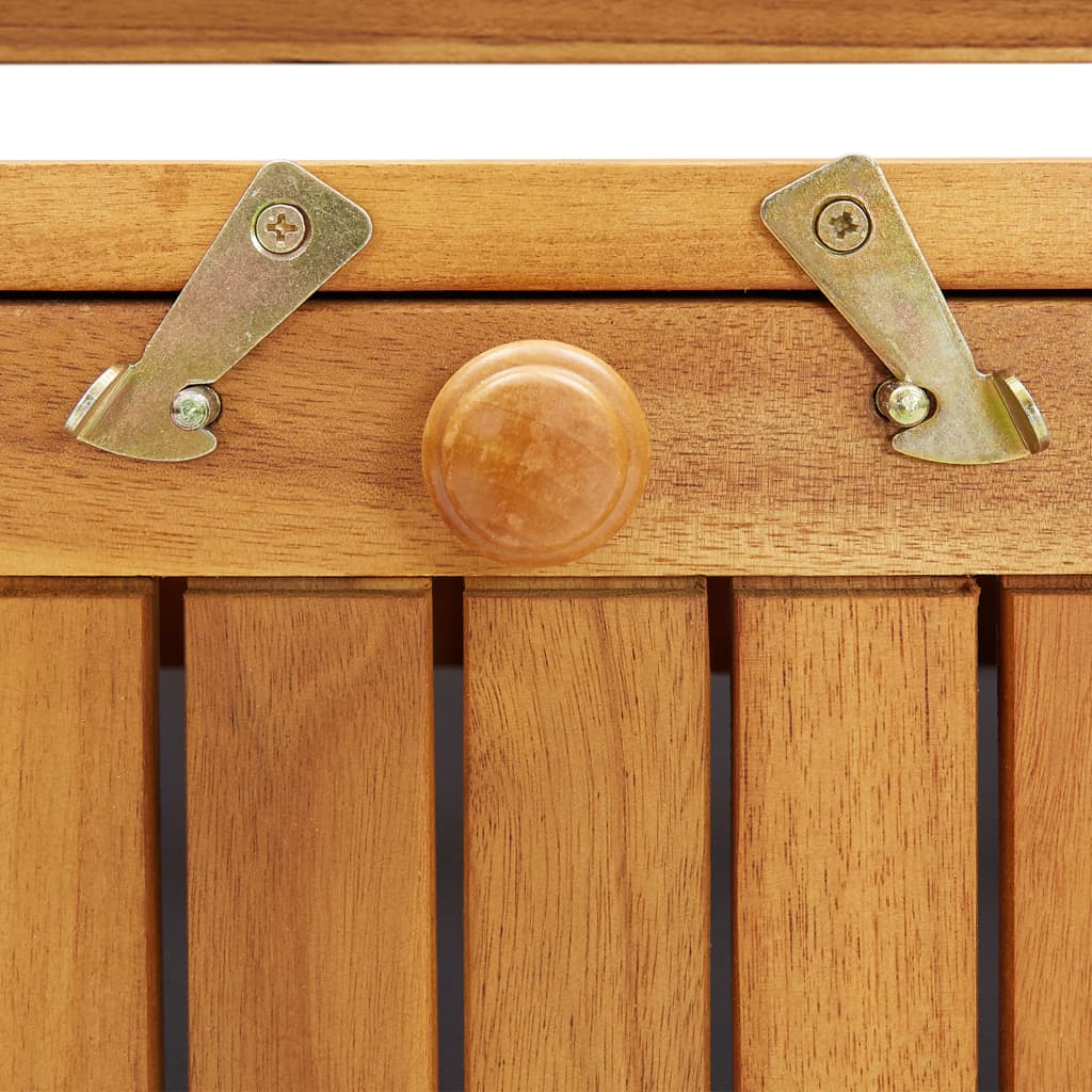 Garden Storage Bench 120 cm Solid Acacia Wood - OLBRIT
