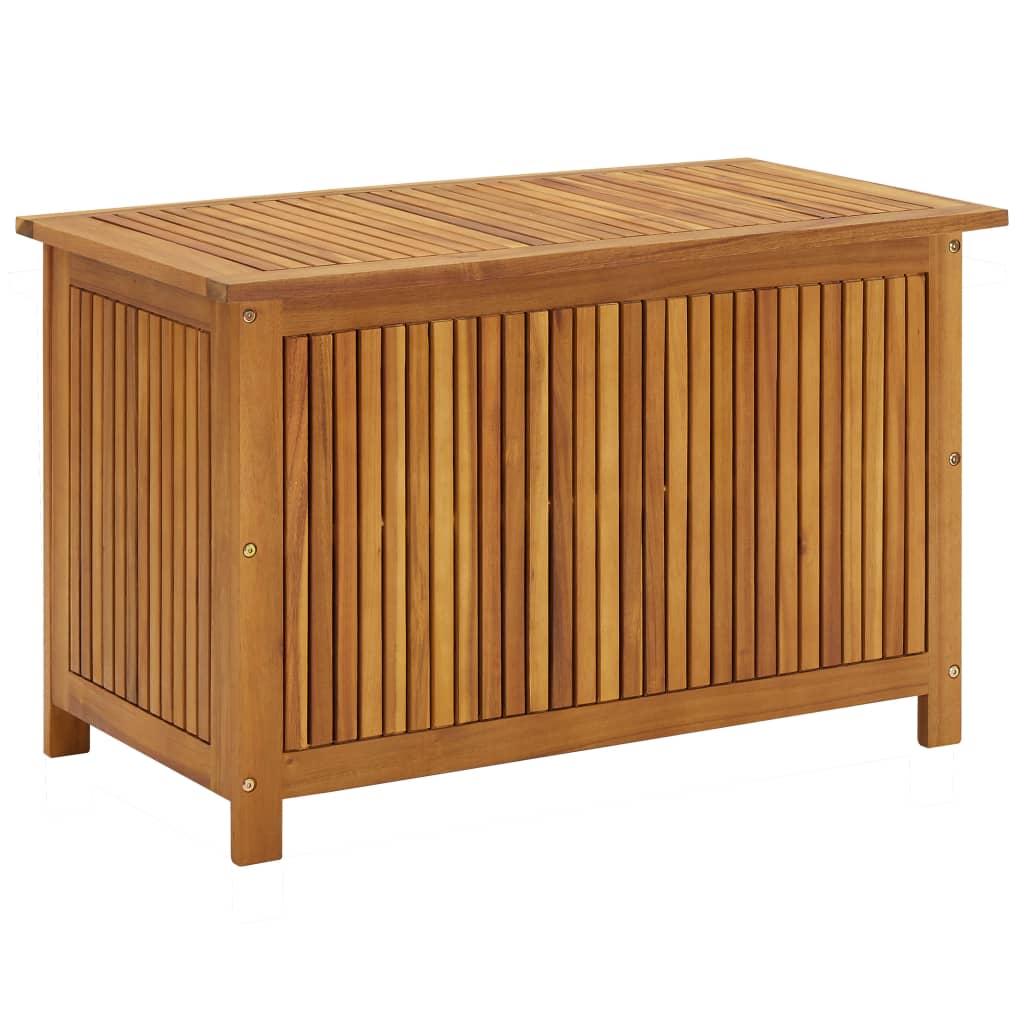 Garden Storage Box 90x50x58 cm Solid Acacia Wood - OLBRIT