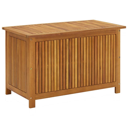 Garden Storage Box 90x50x58 cm Solid Acacia Wood - OLBRIT