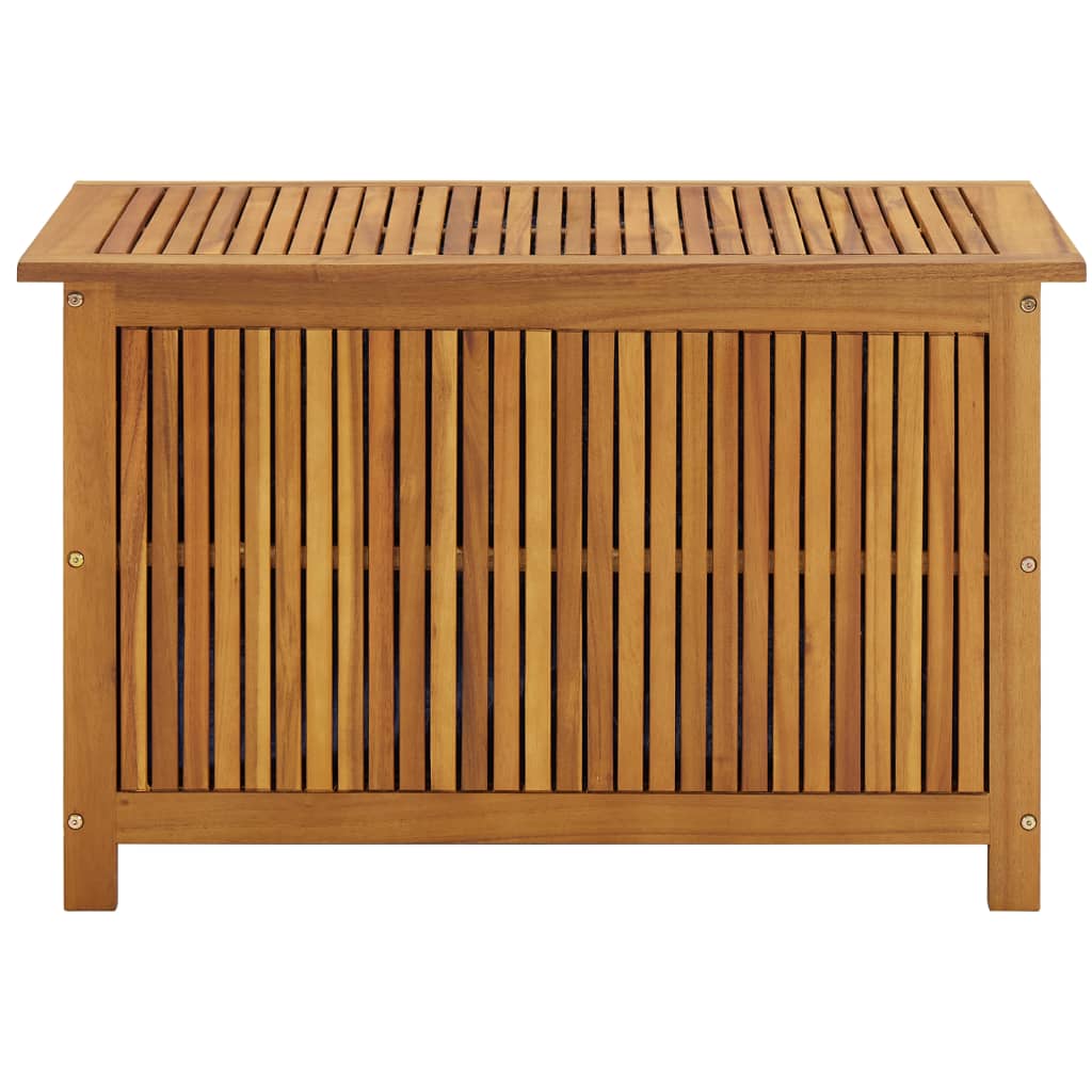 Garden Storage Box 90x50x58 cm Solid Acacia Wood - OLBRIT