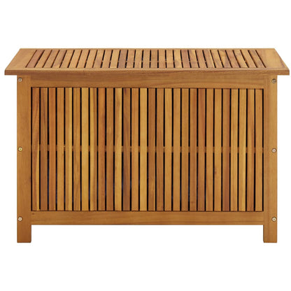Garden Storage Box 90x50x58 cm Solid Acacia Wood - OLBRIT