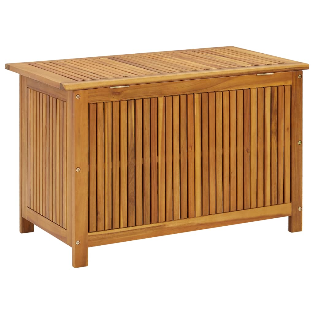 Garden Storage Box 90x50x58 cm Solid Acacia Wood - OLBRIT