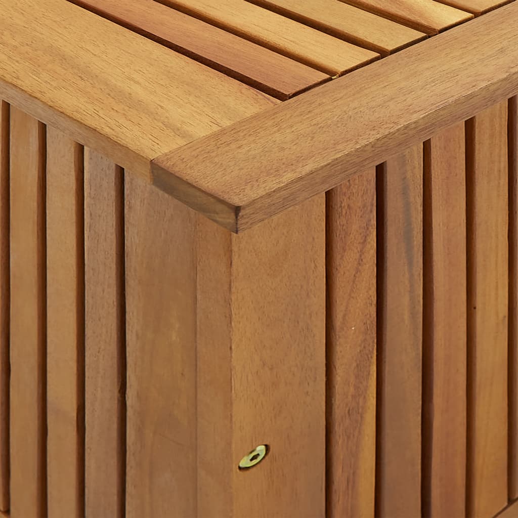 Garden Storage Box 90x50x58 cm Solid Acacia Wood - OLBRIT