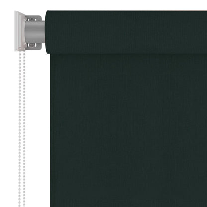 Outdoor Roller Blind 120x140 cm Dark Green HDPE - OLBRIT