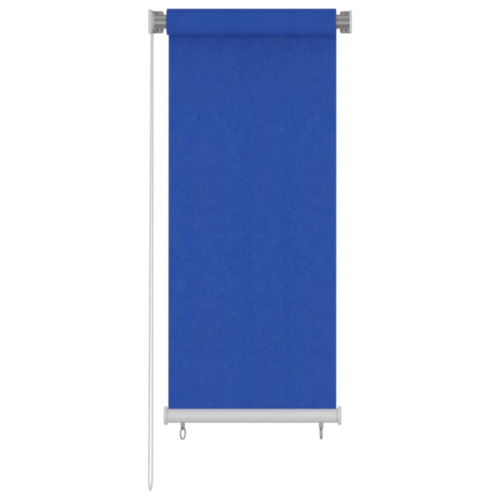 Outdoor Roller Blind 60x140 cm Blue HDPE - OLBRIT