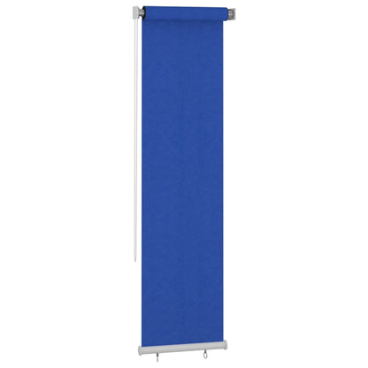 Outdoor Roller Blind 60x230 cm Blue HDPE - OLBRIT