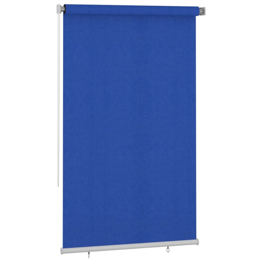 Outdoor Roller Blind 140x230 cm Blue HDPE - OLBRIT