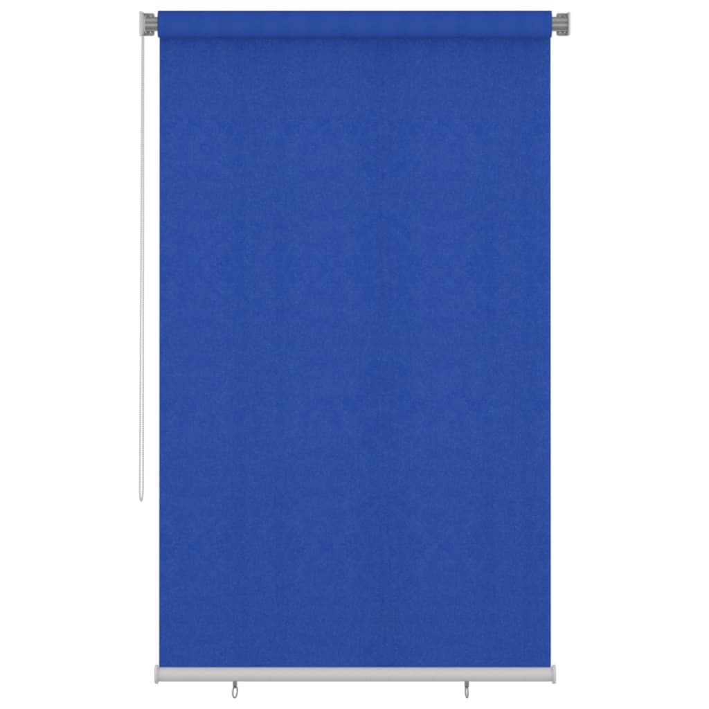 Outdoor Roller Blind 140x230 cm Blue HDPE - OLBRIT